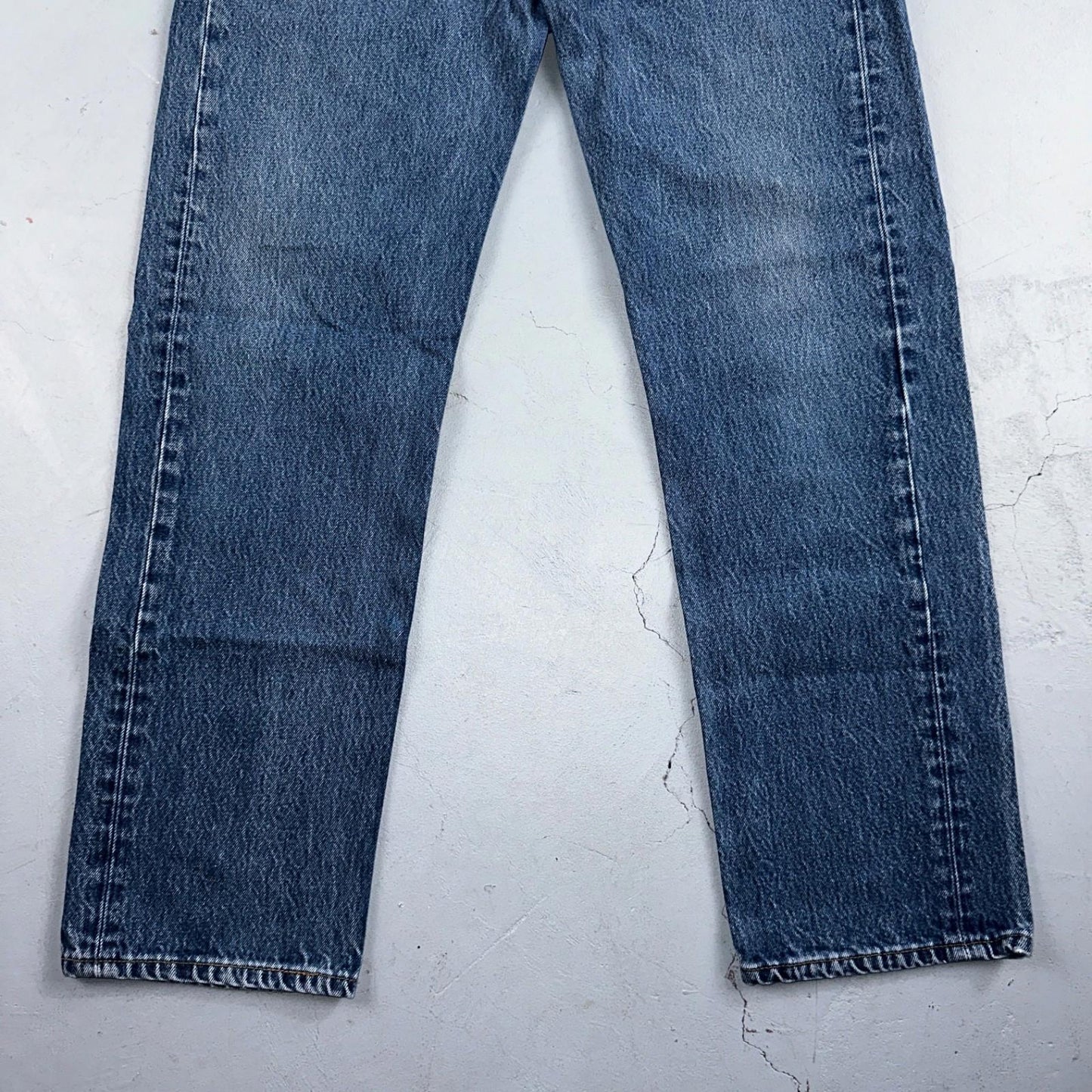 Levis 501 Vintage 90s USA XX Straight Leg Jeans Blue Med Wash 35x34 Act 32x30