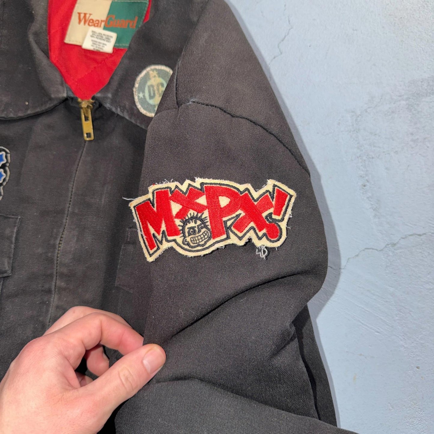 VTG WearGuard Mechanic Work Jacket Workwear New Found Glory Rock Detroit Music