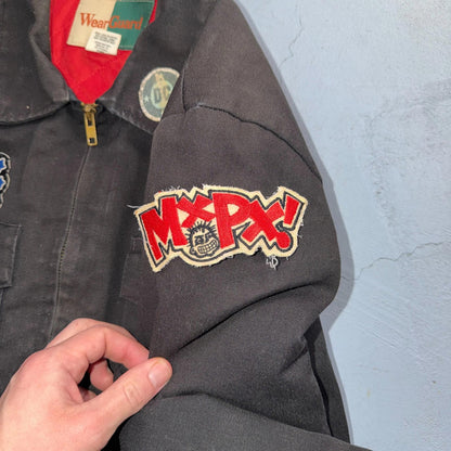VTG WearGuard Mechanic Work Jacket Workwear New Found Glory Rock Detroit Music