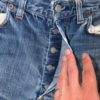Levis 501 Big E Vintage 60s Redline Selvedge USA XX 1960s Jeans 36x32 Act 33x28