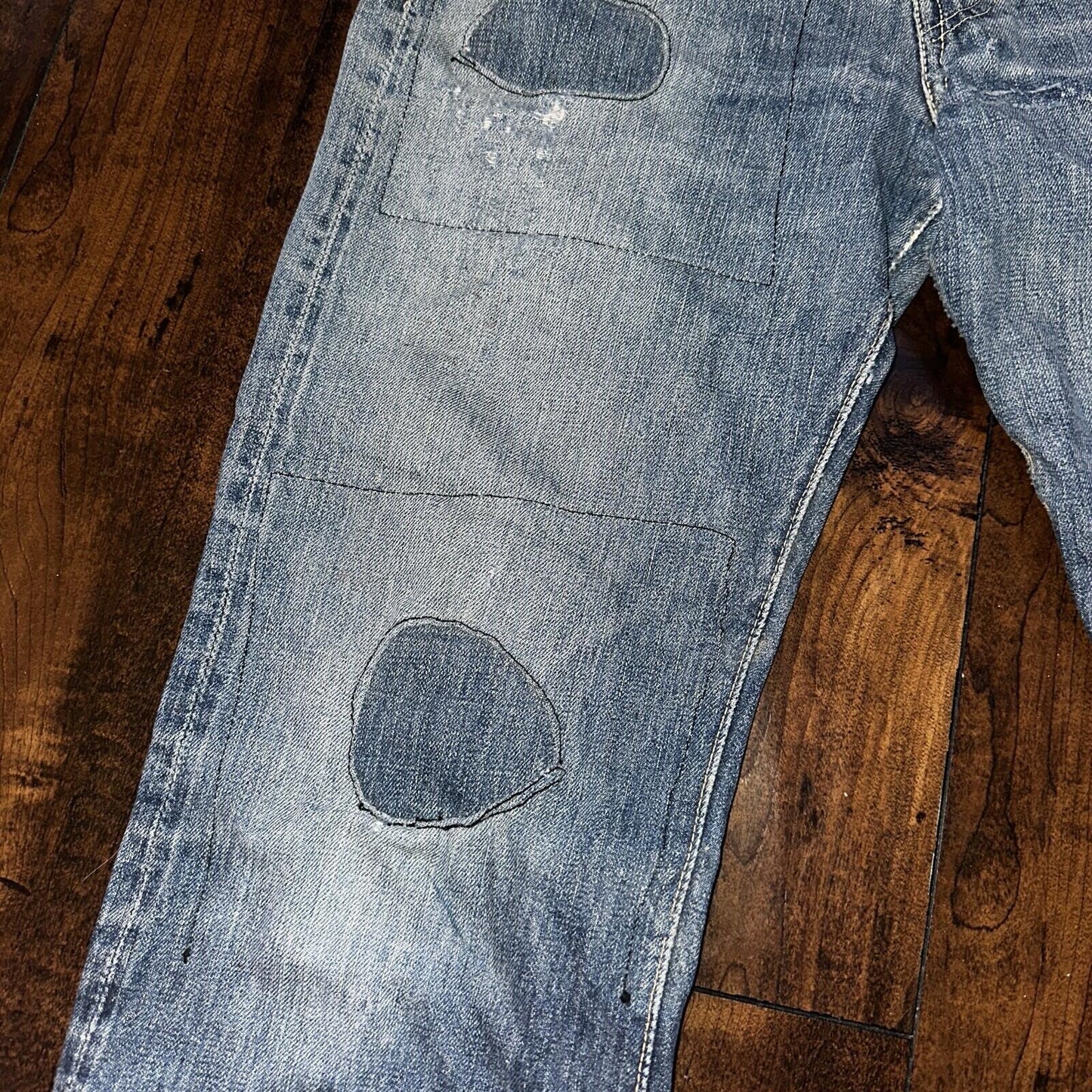 Levis 501 XX Big E True VTG 40s 50s Redline Selvedge Denim Jeans 1940s 25x26