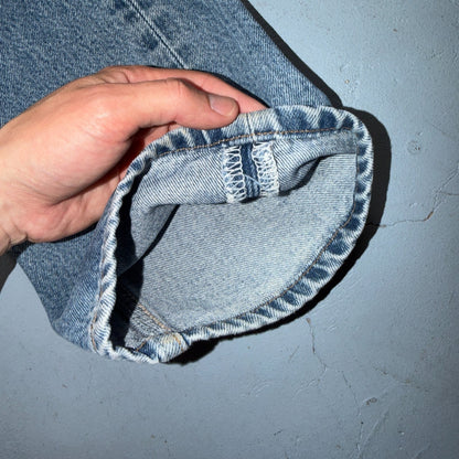 Levis 501 Vintage 90s Y2K XX Straight Leg Jeans Blue Light Wash 32x32 Act 31x30