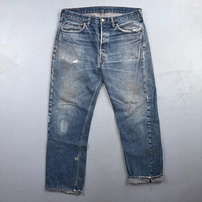 Levis 501 Big E Vintage 60s Redline Selvedge USA XX 1960s Jeans 36x32 Act 34x29