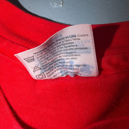 Badass Coffee Red 80s Hawaii VTG T Shirt Honolulu Red Single Stitch Donkey Kona