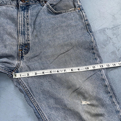 Levis 505 Vintage 90s Mexico Orange Tab Jeans 38x32 Blue Light Wash Act 36x30