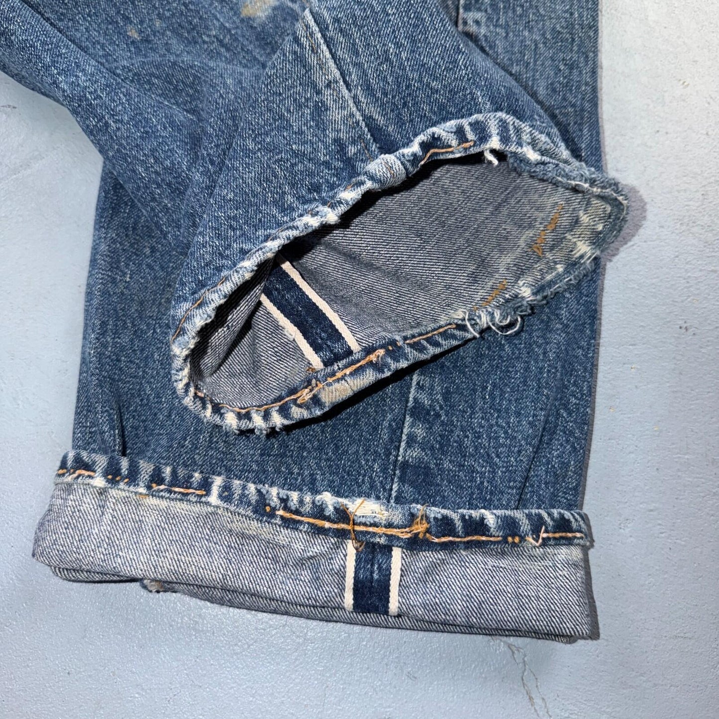 Levis 501 Big E Vintage 60s Redline Selvedge USA XX 1960s Jeans 36x32 Act 34x29