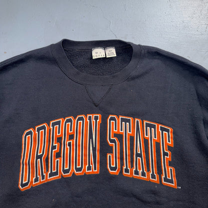 Oregon State VTG Beavers OSU Football Sweatshirt Size 2XL Thrashed 90s USA