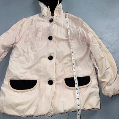 Vintage 50s White Stag Ski Jacket 1950s Rockabilly Stained Rare Puffer Quilt