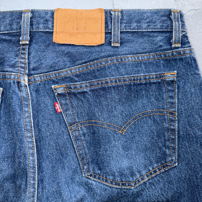 Levis 501 Vintage 80s USA XX Straight Leg Jeans Blue Med Wash 40x32 Act 39x29