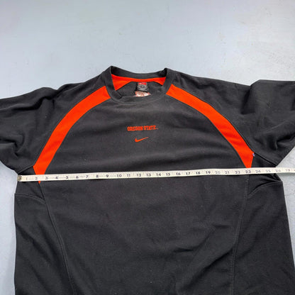 Nike VTG Authentic Team Apparel Oregon State OSU Pullover Center Swoosh XL RARE