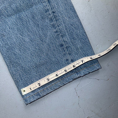 Levis 501 Vintage 90s USA XX Straight Leg Jeans Blue Light Wash 38x30 Act 38x25