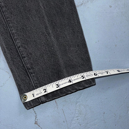 Levis 501 Vintage 90s USA XX Straight Leg Jeans Black Wash 11 Act Altered 27x26