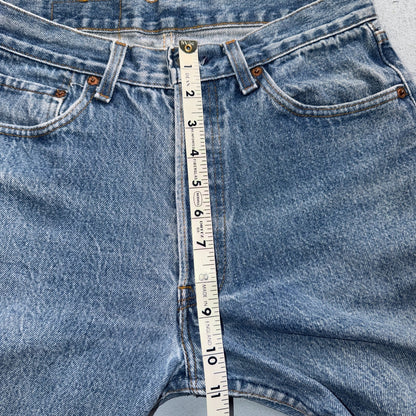 Levis 501 Vintage 80s USA XX Straight Leg Jeans Blue Light Wash 31x33 Act 28x29