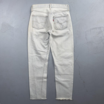 Levis 501 Vintage 80s Redline Selvedge USA XX Jeans Light Wash 28x29 Skinny