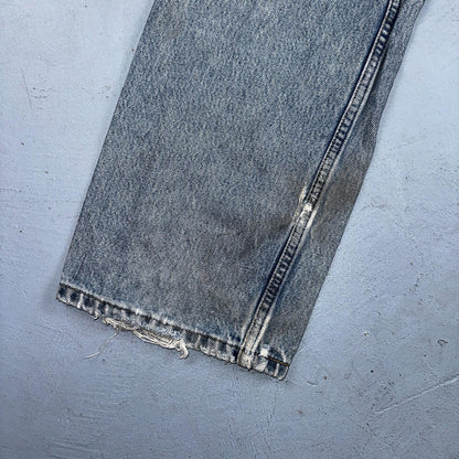 Levis 501 Vintage Y2K 90s XX Straight Leg Jeans Blue Light Wash 36x34 Act 33x32