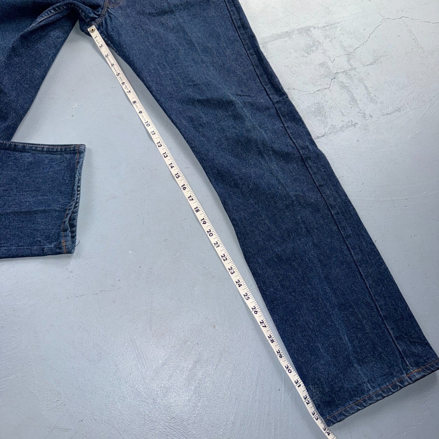 Levis 501 Vintage 80s USA XX Straight Leg Jeans Blue Dark Wash 36x34 Act 33x33