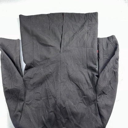 Vintage 1960s Black Wool Military Pea Coat Rockabilly 60s Double Breast Jacket
