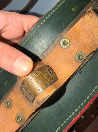 VTG Bell System Telephone Repairman Tool Bag Case Lineman Belt Canvas 50s 60s