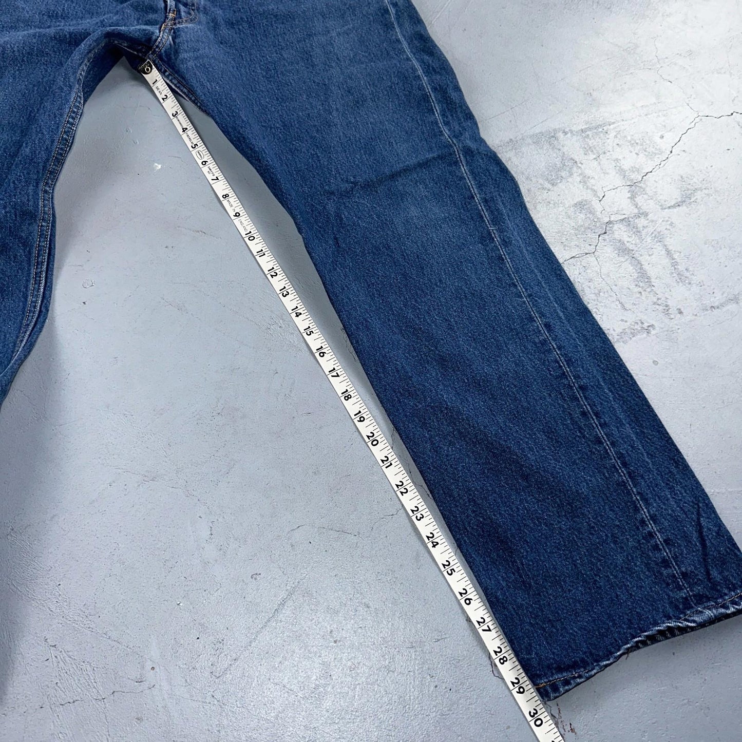 Levis 501 Vintage Y2K 90s XX Straight Leg Jeans Blue Med Wash 38x33 Act 36x29