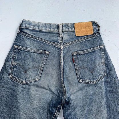Levis 501 Big E Vintage 60s Redline Selvedge USA XX 1960s Jeans 27x30 Act 25x28