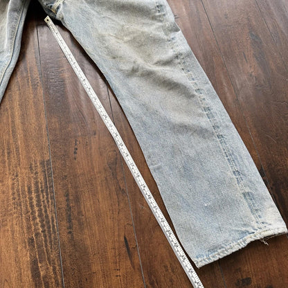 Levis 501 XX Big E True Vintage 50s Redline Hidden Rivets Jeans 1950s 60s 26x26