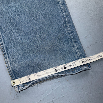 Levis 501 Vintage 80s USA XX Straight Leg Jeans Blue Light Wash 38x36 Act 35x31