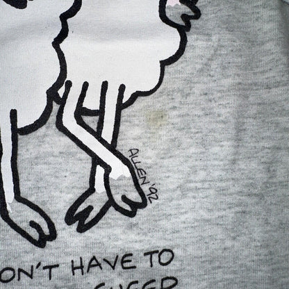 Church Sheep Funny Cute VTG T Shirt Alliance North Side Jesus Christ Love Music
