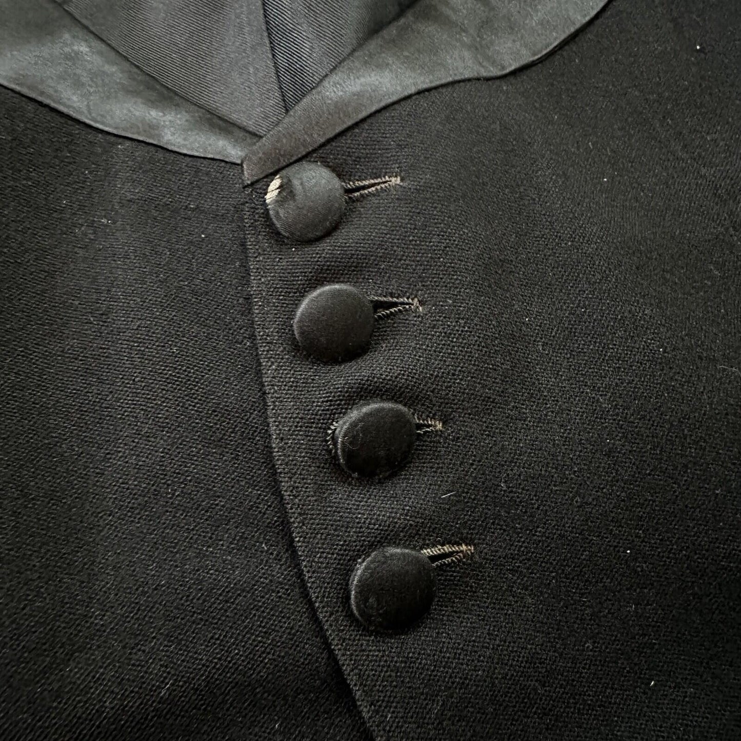 VTG 1920s Mens 3 PC Suit Tuxedo Coat Jacket Pants Wool Thorsen Gray 20s 30s