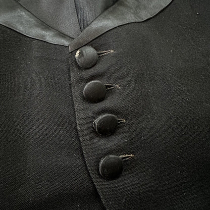 VTG 1920s Mens 3 PC Suit Tuxedo Coat Jacket Pants Wool Thorsen Gray 20s 30s