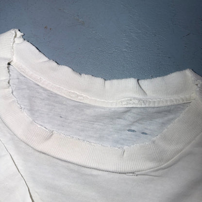 VTG Sea Turtles Single Stitch USA Thrashed White T Shirt Sz XL St Croix Ocean