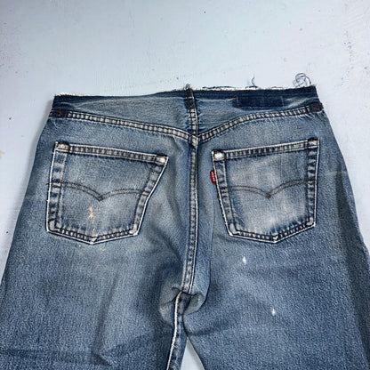 Levis 501 Vintage 80s Redline Selvedge USA XX Jeans Med Wash 31x36 Act 30x30