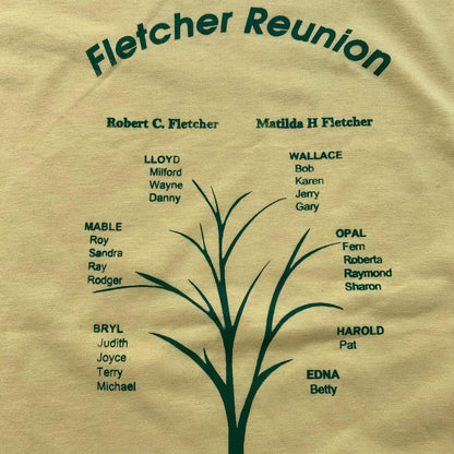 Leavenworth Washington Vintage T Shirt Seattle July 2001 Y2K Fletcher Reunion