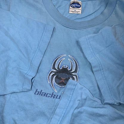 Vintage 90s Spider Web Shirt XL Black Widow Skater Goth Y2K Skate Grunge Rare