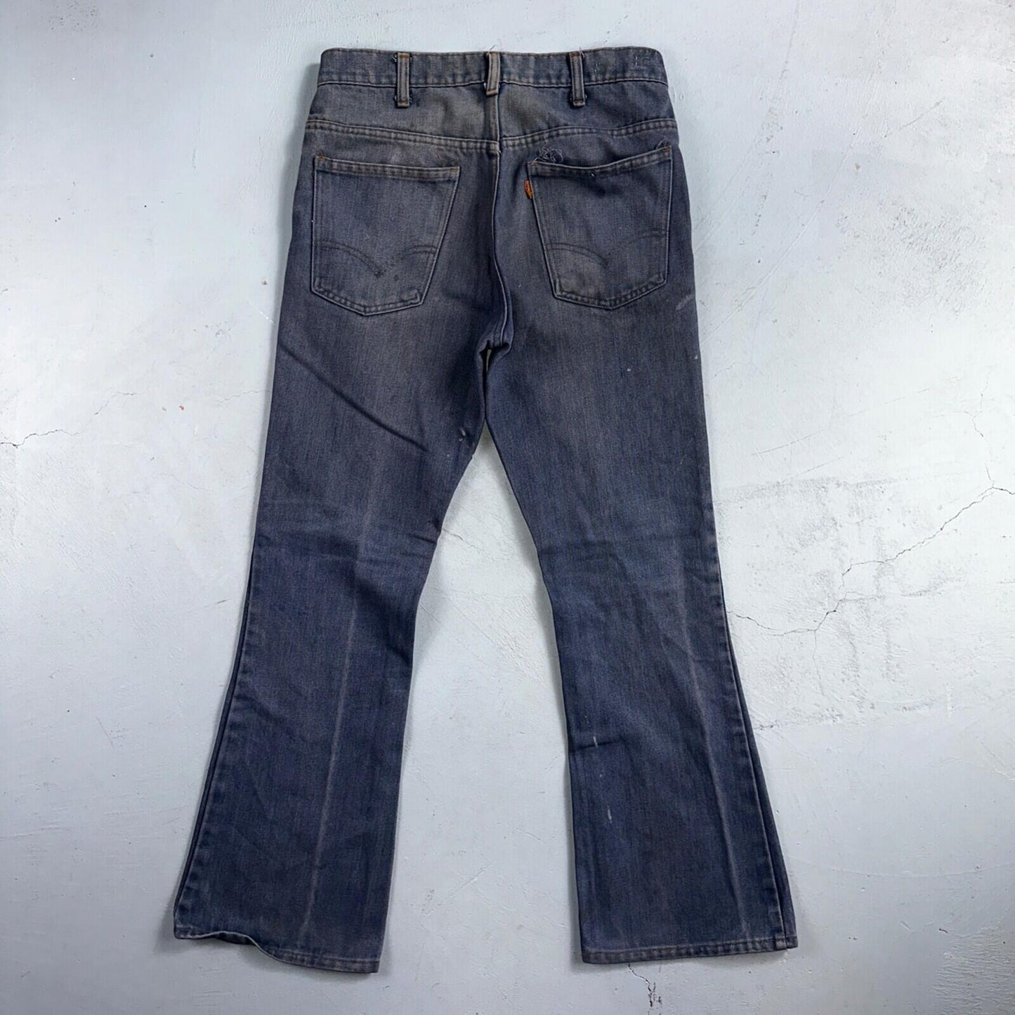 Levis 646 Vintage 70s USA Orange Tab Bootcut Flare Blue Bell Bottom Jeans 29x28