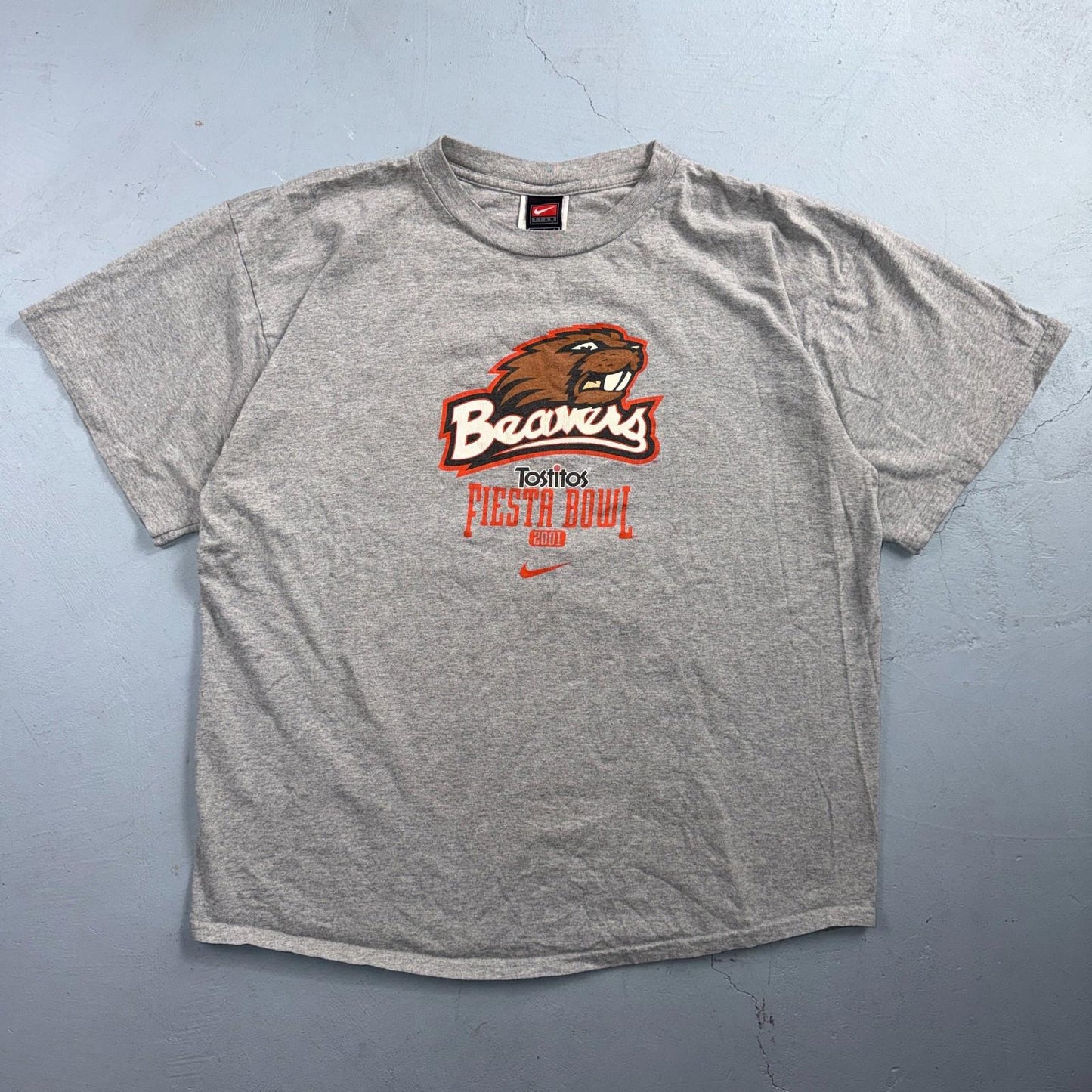 Nike Beavers Oregon Center Swoosh Y2K T Shirt Vintage Cool Sports Promo