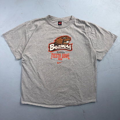 Nike Beavers Oregon Center Swoosh Y2K T Shirt Vintage Cool Sports Promo