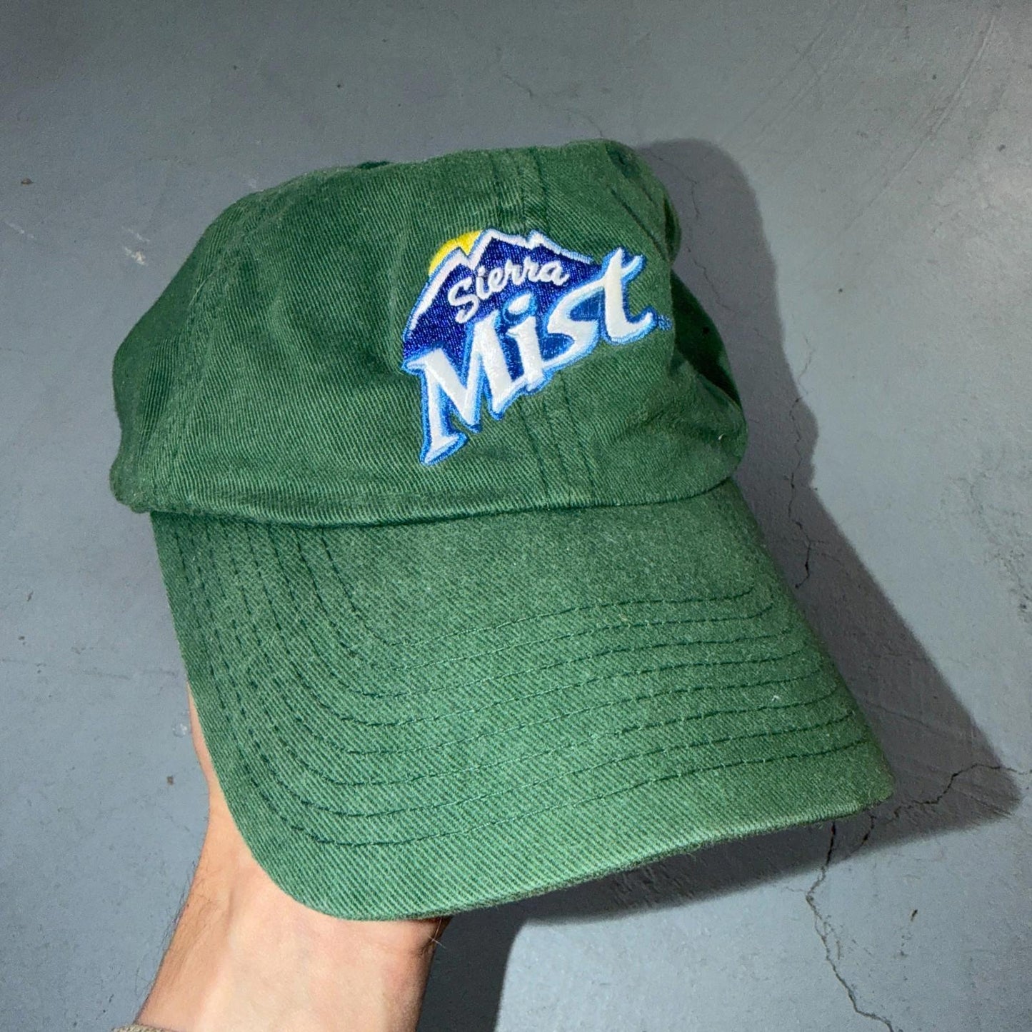 Sierra Mist VTG Hat Baseball Cap Snapback Soda Coke Y2K Green Promo Cool