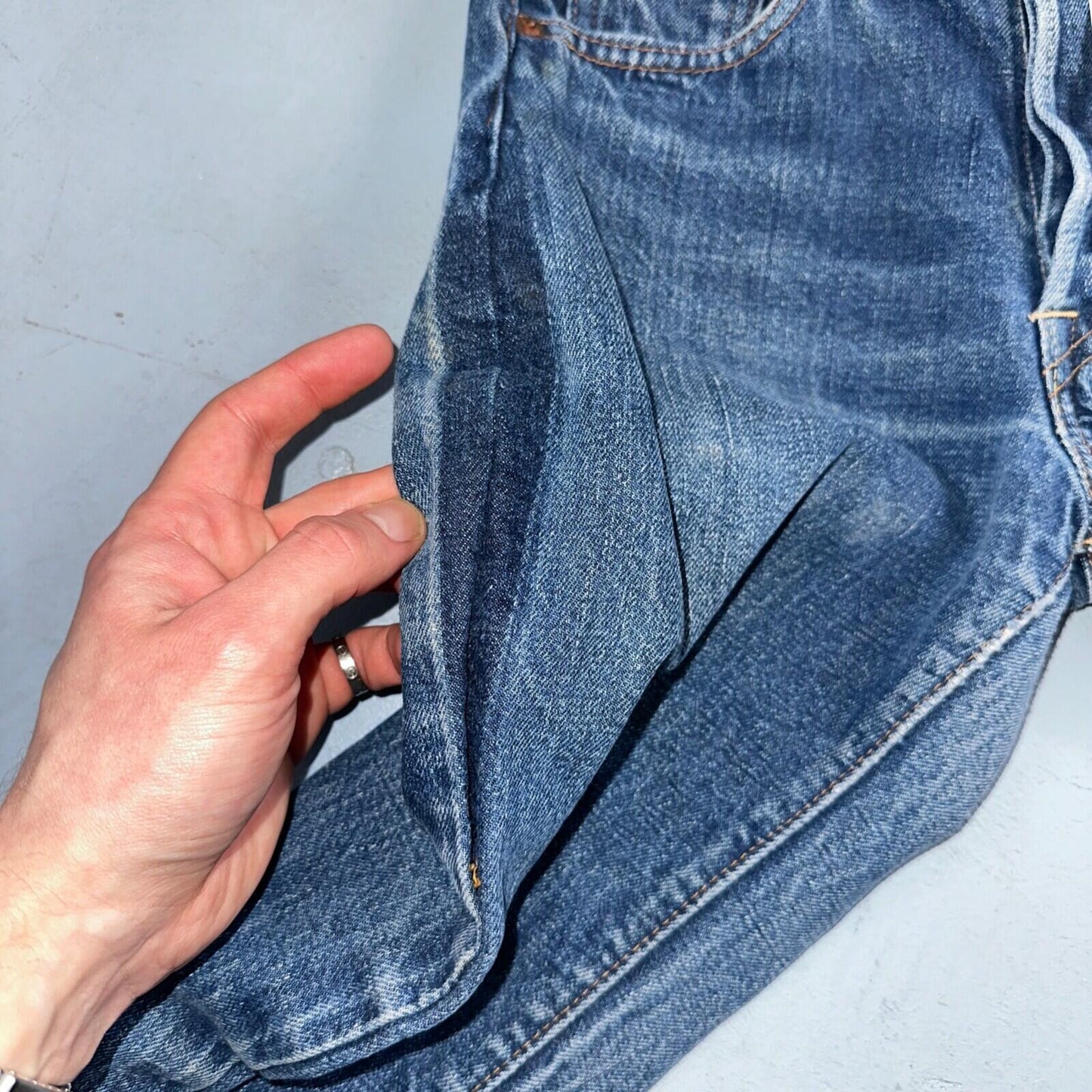 Levis 501 Big E Vintage 60s Redline Selvedge USA XX 1960s Jeans 66 Act 23x26