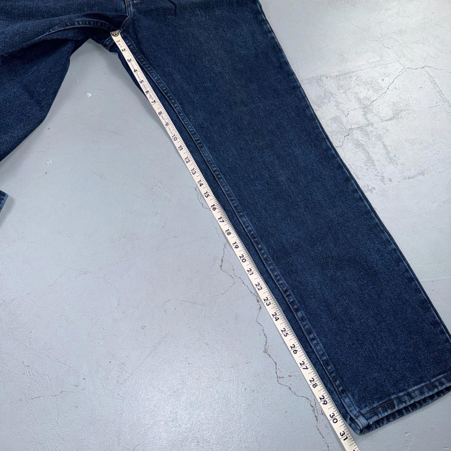 Lee Riders Eased Straight Leg Jeans Misses Size 12 Medium Dark Stone Wash NWT