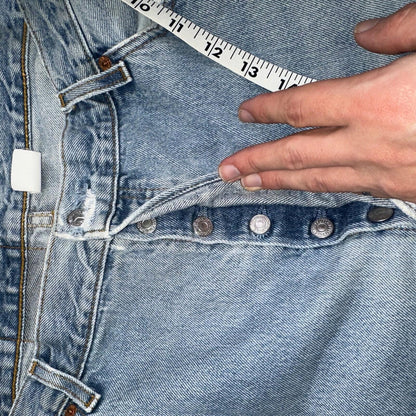 Levis 501 Vintage 90s Mexico Straight Leg Jeans 40x32 Y2K Light Wash Act 38x30