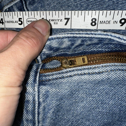Carhartt Jeans Mens 38x32 Blue Denim Flannel Lined Relaxed Fit Chore Workwear