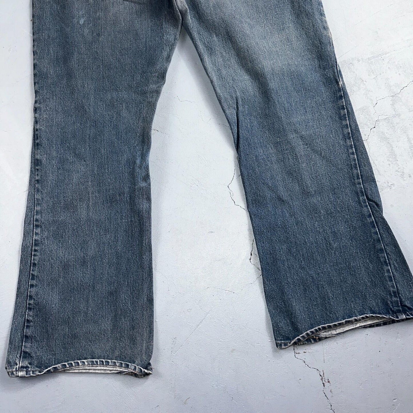 Levis 646 Vintage 70s USA Orange Tab Bootcut Flare Blue Bell Bottom Jeans 40x30
