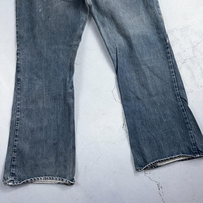 Levis 646 Vintage 70s USA Orange Tab Bootcut Flare Blue Bell Bottom Jeans 40x30