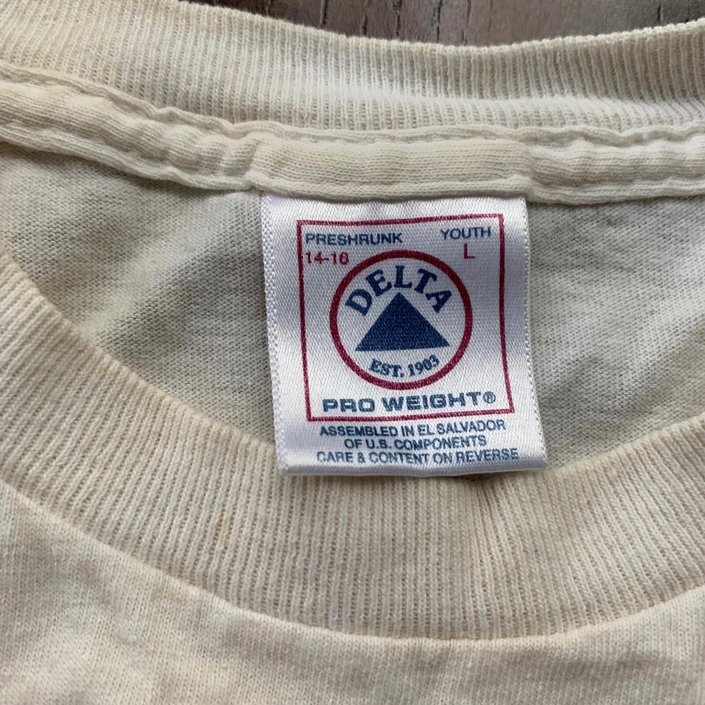 Clinton 2002 Vintage T Shirt USA Travel Pro Delta Democracy Political
