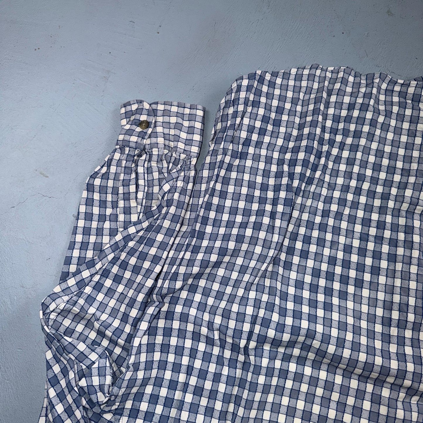 Yves Saint Laurent Pour Homme YSL Shirt Mens M Long Sleeve Plaid Button Up VTG