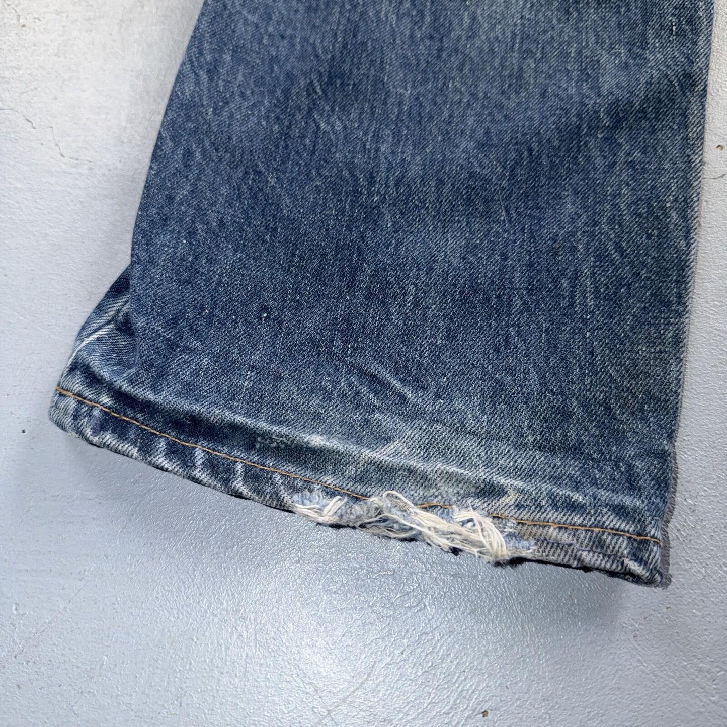Levis 505 VTG 70s SS USA Single Stitch 1970s Jeans Med Wash Talon 33x30 Ac 32x29