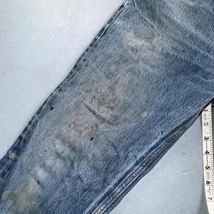 Levis 501 Vintage Y2K Mexico Straight Leg Jeans 35x34 90s Light Wash Act 32x29