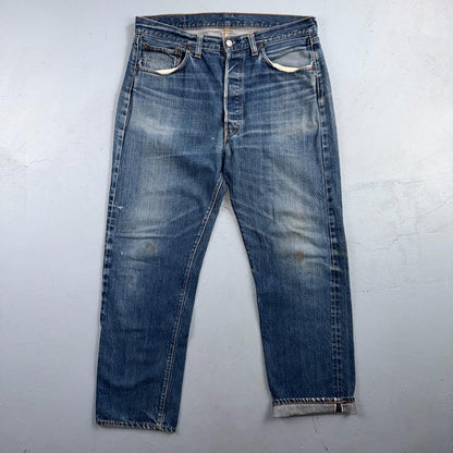 Levis 501 Big E Vintage 60s Redline Selvedge USA XX 1960s Jeans 36x32 Act 34x28
