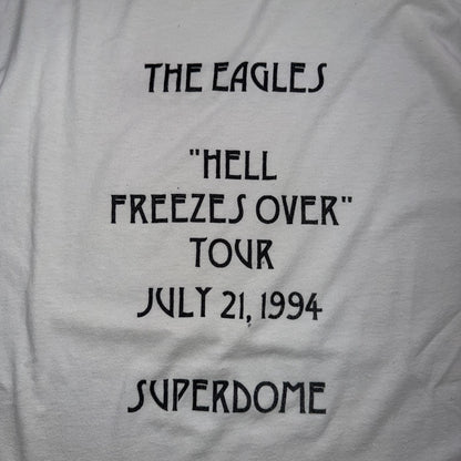 Eagles Band 1994 VTG T Shirt Hell Freezes Over July 21 Superdome Concert Music