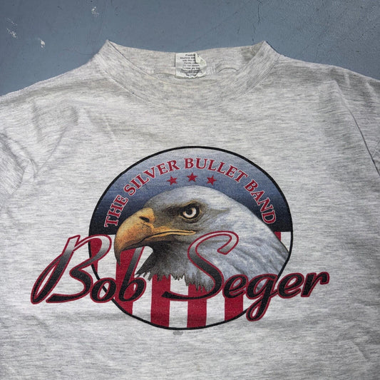Vintage Bob Seger & The Silver Bullet Shirt Mens L Band North American Tour 90s